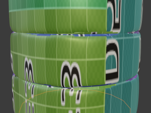 cushioned furniture low-poly Modelo 3D