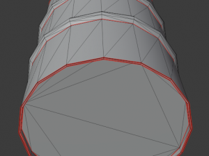 metal barrel with elements of dirt rust and stickers 3D 모델