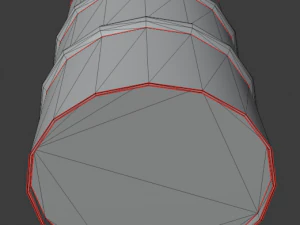 metal barrel with elements of dirt rust and stickers 3D Model