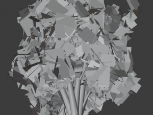 realistic oak medium size Model 3D