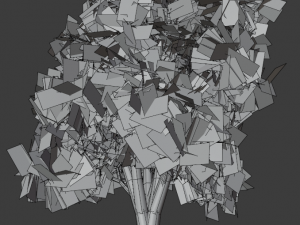realistic oak medium size Model 3D