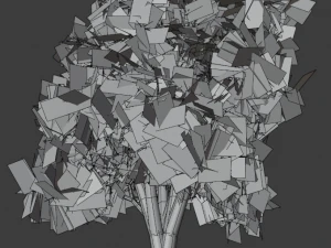 realistic oak medium size 3D Model