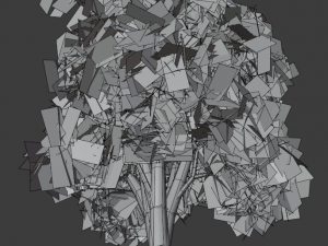 realistic oak medium size Model 3D