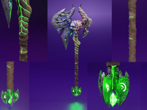 magic axe 3D Модель