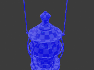 stylized medieval kerosene lamp 3D 模型