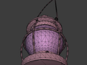 stylized medieval kerosene lamp 3D 模型
