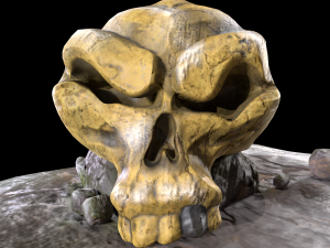 Stylized magic skulls 3D मॉडल