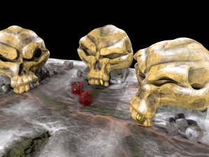 Stylized magic skulls 3D मॉडल