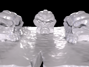 Stylized magic skulls 3D मॉडल