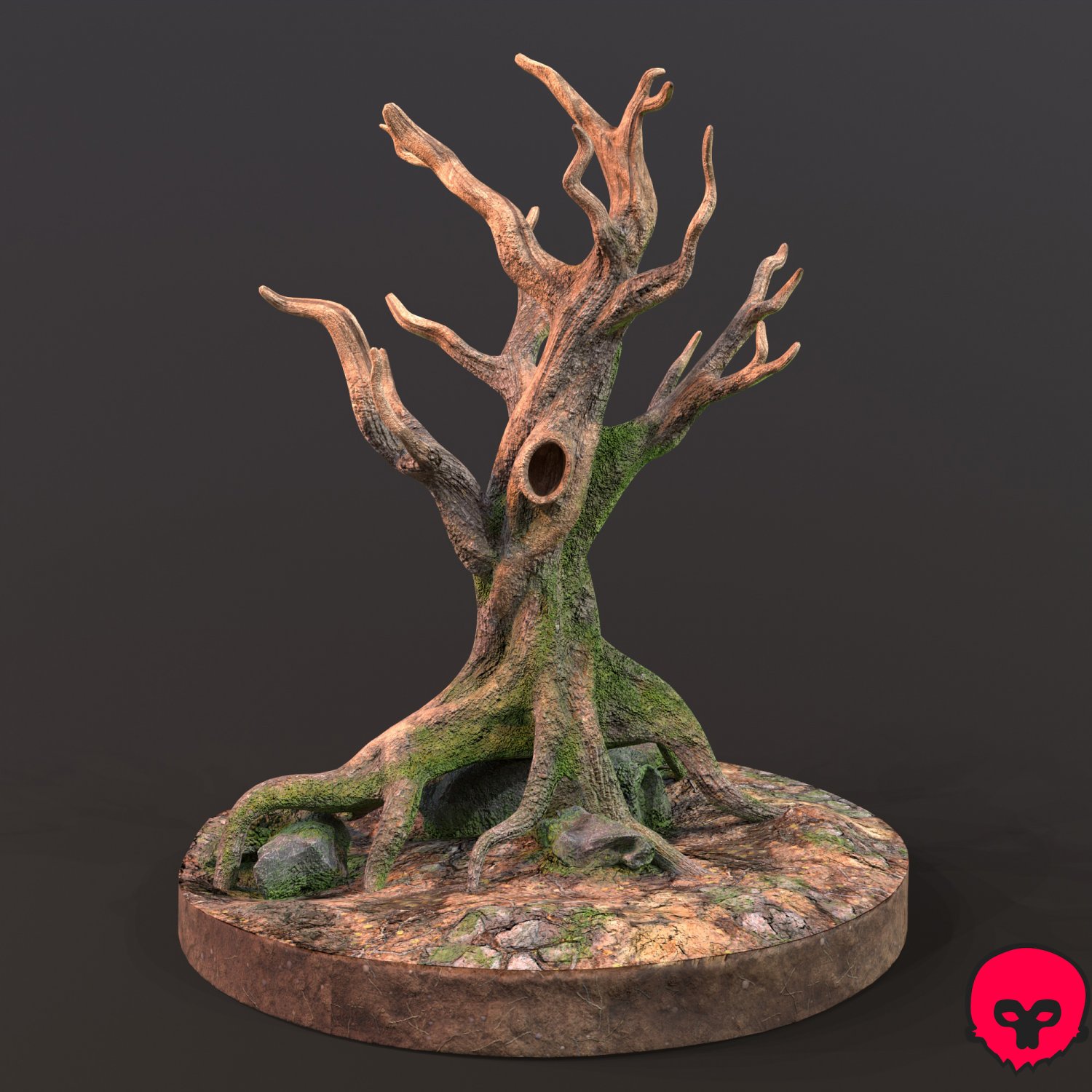 Old Tree 3D Model in Tree 3DExport
