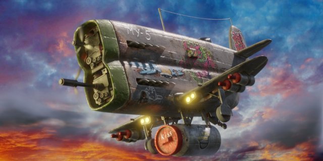 Stylized realistic gray airplane Modelo 3D .c4d .max .obj .3ds .fbx .stl .blend 