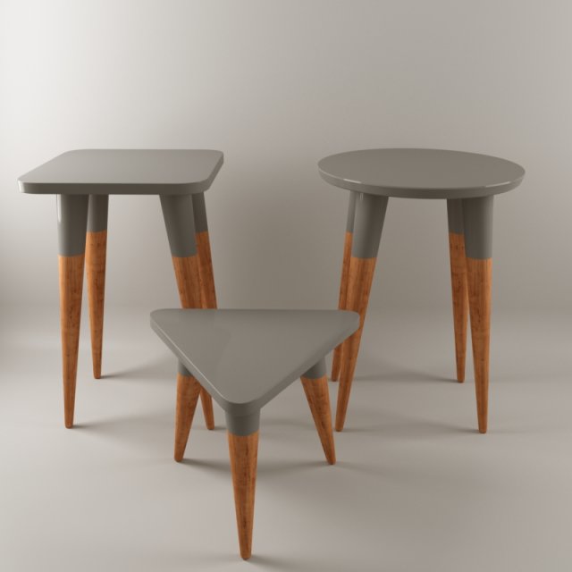 small table01 3D 模型 .c4d .max .obj .3ds .fbx .stl .blend