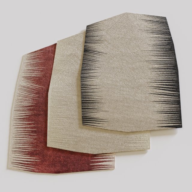 peigne 2 rug Modelo 3D .c4d .max .obj .3ds .fbx .stl .blend 