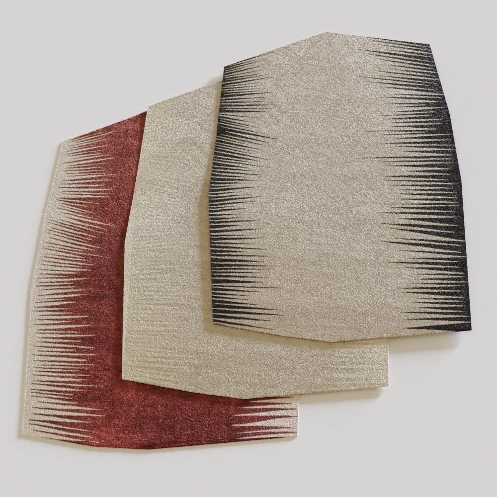 peigne 2 rug 3D Model .c4d .max .obj .3ds .fbx .stl .blend 