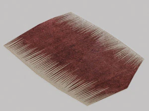 peigne 2 rug 3D Model