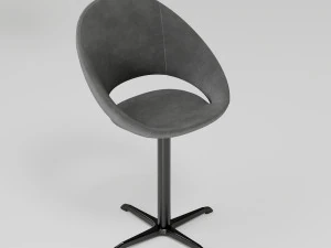 초승달 피스톤 스툴 컬렉션 3D 모델