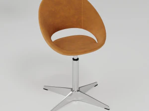 초승달 피스톤 스툴 컬렉션 3D 모델