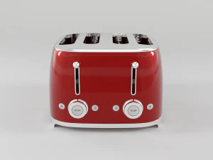 स्मेग टोस्टर 3D मॉडल