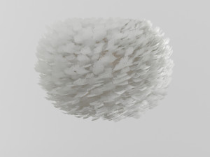 eos feather Modello 3D