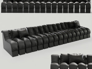 mamba variable sofa Modelo 3D