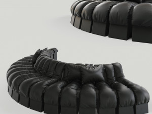 mamba variable sofa 3D Модель