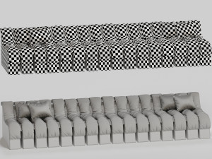 mamba variable sofa 3D Модель