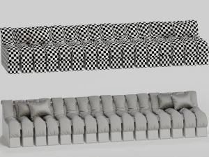 трансформируемый диван мамба 3D Модель