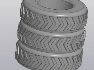 pneumatici per auto da vaso di fiori Modello di stampa 3D