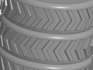 flowerpot car tires Modelo de Impressão 3D