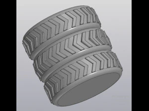flowerpot car tires 3D Print Model