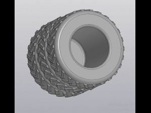 flowerpot car tires Modelo de Impressão 3D