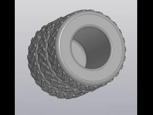 flowerpot car tires 3D Print Model