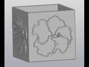 flowerpot crazy flower grower 3D Print Model