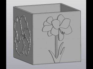 flowerpot crazy flower grower Modelo de Impressão 3D