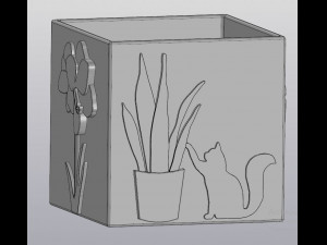 flowerpot crazy flower grower Modelo de Impressão 3D