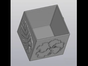 flowerpot crazy flower grower 3D Print Model