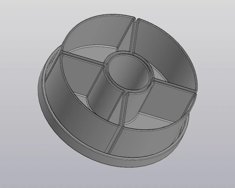 flowerpot 5 pots 3D Print Model .c4d .max .obj .3ds .fbx .stl .blend 