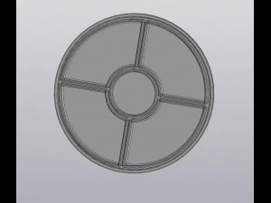 flowerpot 5 pots 3D Print Model