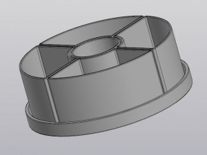 flowerpot 5 pots 3D Принт Модель