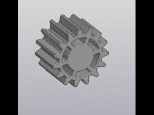 flowerpot pinion 3D Baskı Modeli