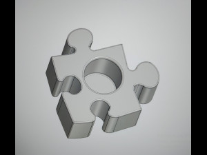 flowerpot puzzle 3Dプリントモデル