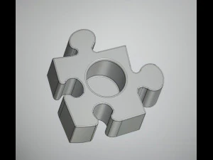 flowerpot puzzle 3D Print Model