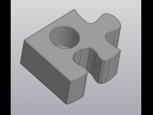 flowerpot 4 pieces solved puzzle Modèles 3D en vedette