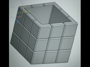 flowerpot rubiks cube 3D Baskı Modeli