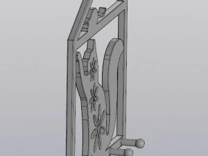 hanging key holder cat mouse 3D Print Model