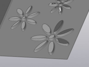 flowerpot meadow flowers 3D Принт Модель