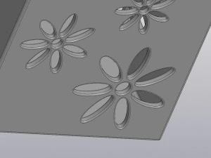 flowerpot meadow flowers 3D Print Model