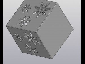 flowerpot meadow flowers 3D Принт Модель