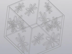 flowerpot meadow flowers 3D Print Model