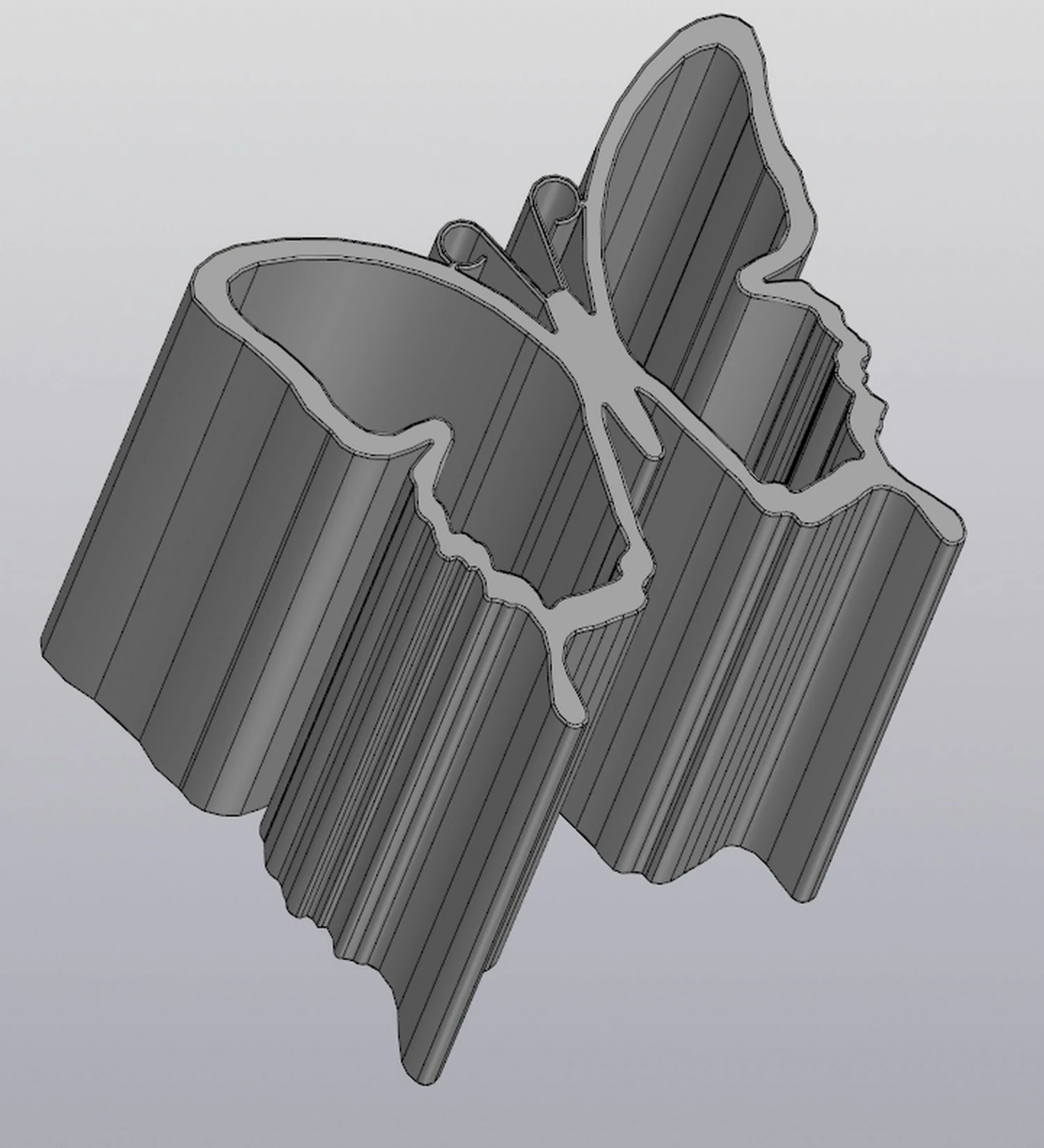 pencil holder desk organizer butterfly 3D Print Model .c4d .max .obj .3ds .fbx .stl .blend 
